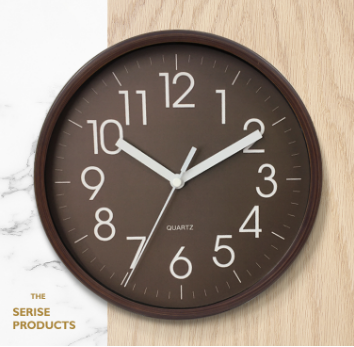 Hot Sell 8 Inch Home Decor Minimum Cost Brief Style Plastic Wall Clock