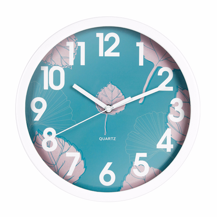 Modern Blue Winter Art Design Digital Quartz Wall Clock