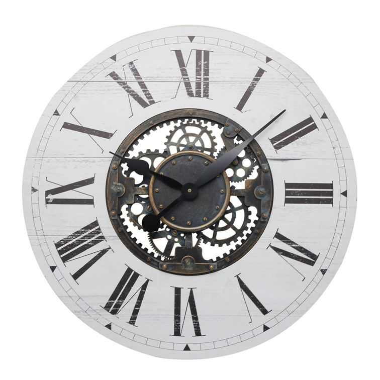 wholesale hot selling oversized MDF wall clock for home decoration
