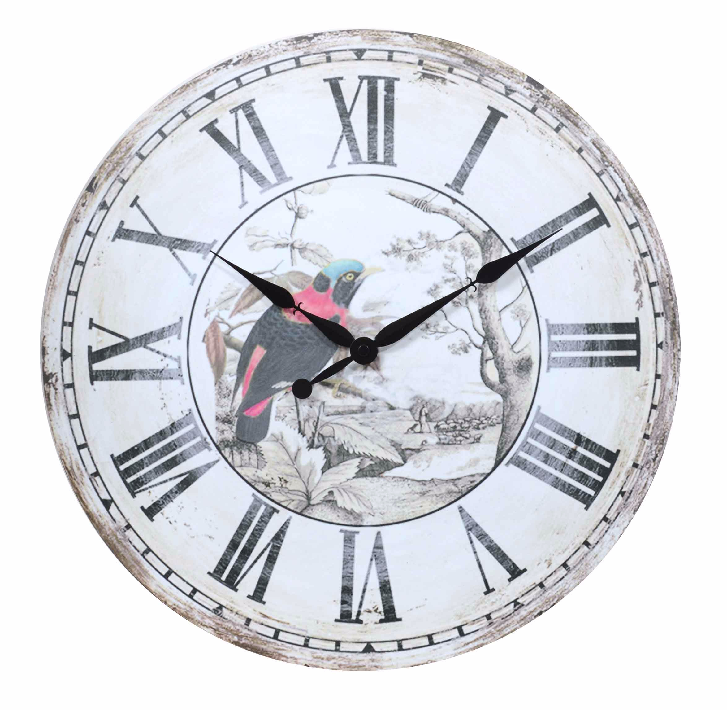 16inch Antique Old Style MDF Wall Clock